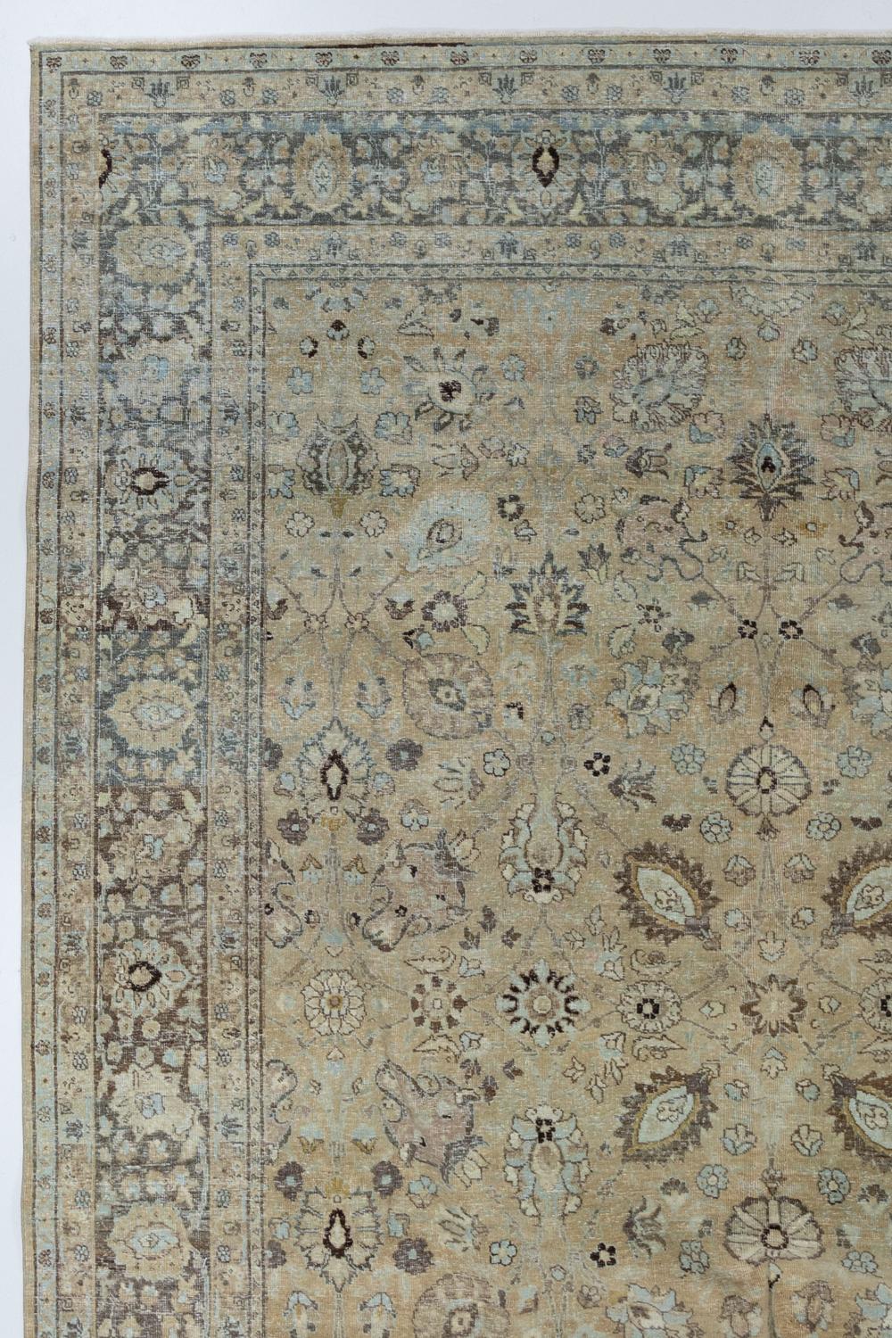 Antiker persischer Täbriz-Teppich im Angebot 5