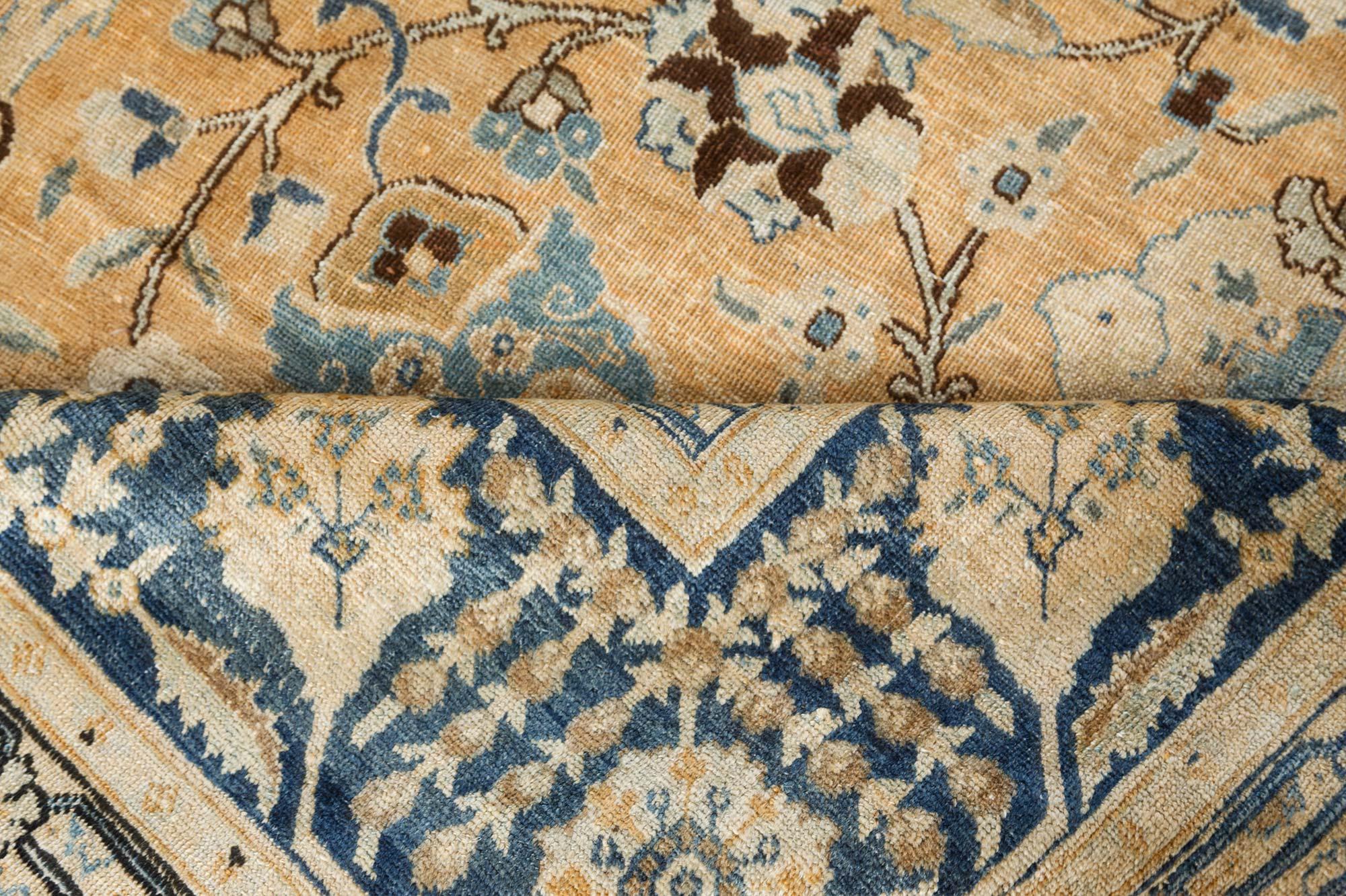 Fine Antique Persian Tabriz handmade wool rug by Doris Leslie Blau
Size: 11'5