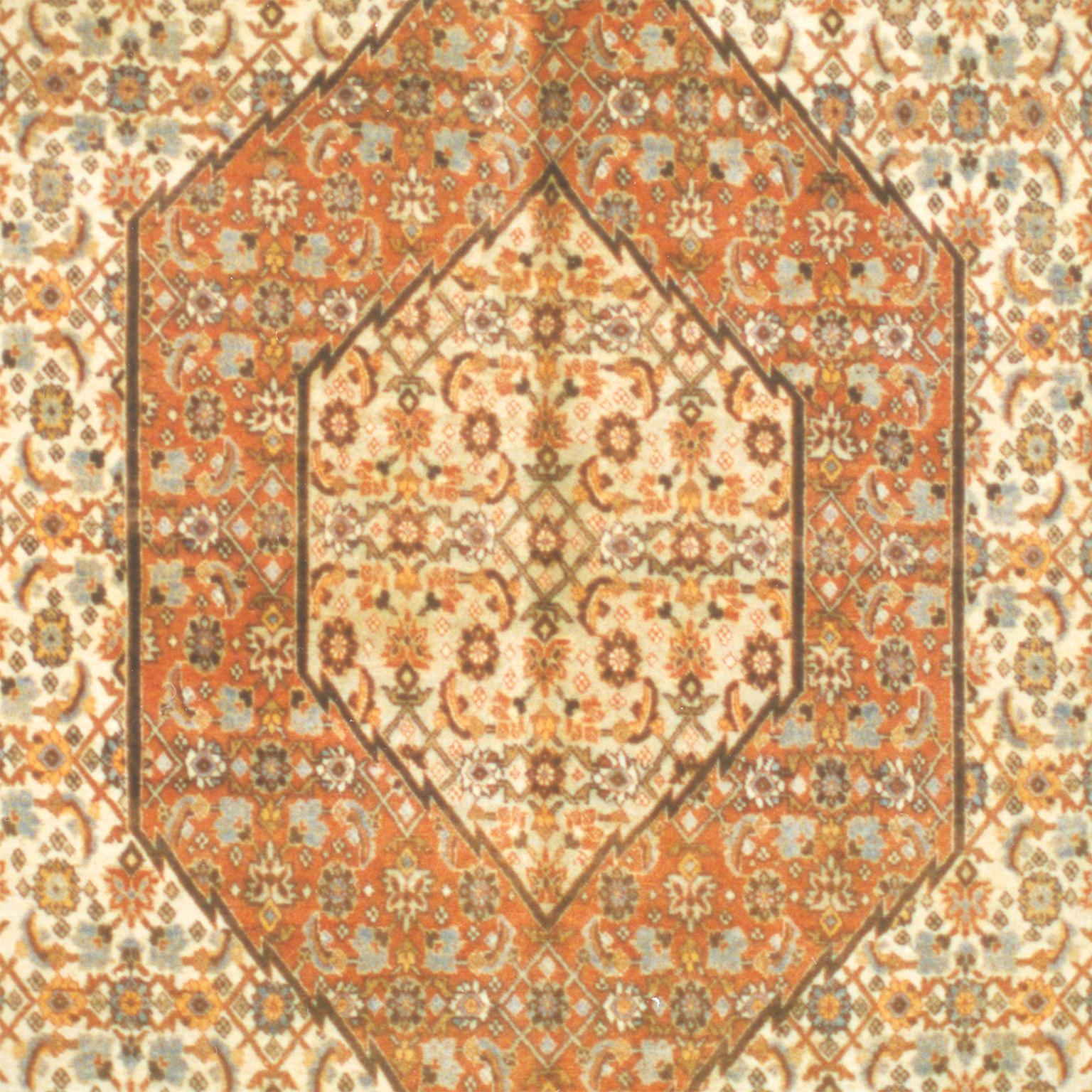 Hand-Woven Antique Persian Tabriz Rug For Sale