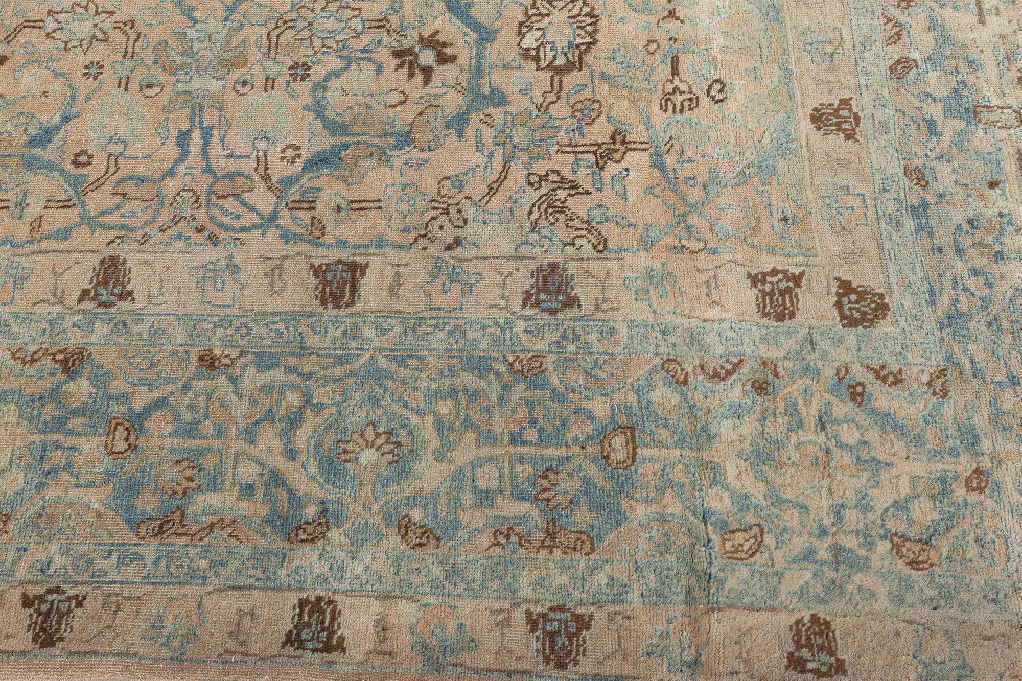 Noué à la main Tapis persan ancien de Tabriz Doris Leslie Blau en vente
