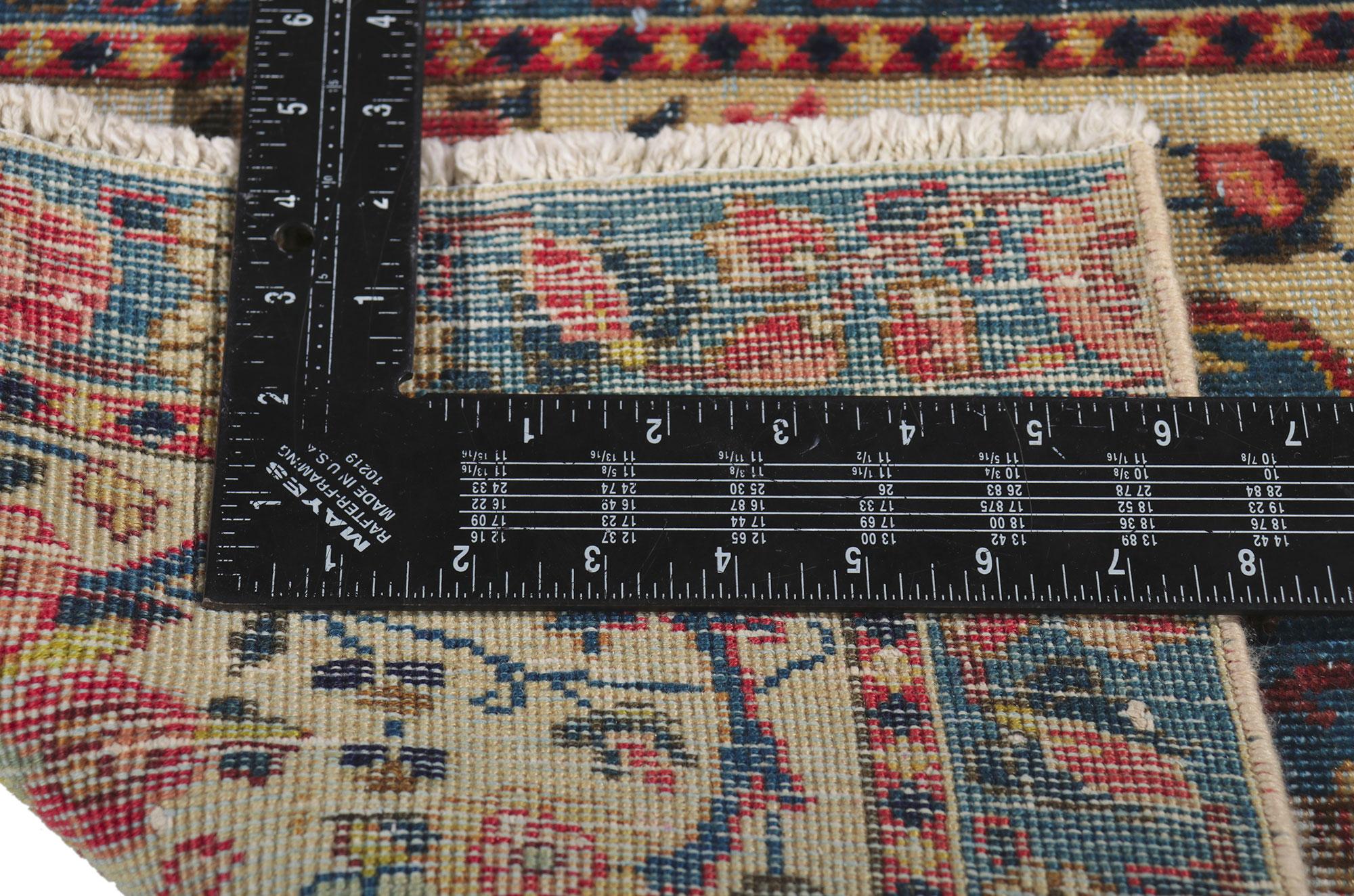 Antique Persian Tabriz Rug In Distressed Condition For Sale In Dallas, TX