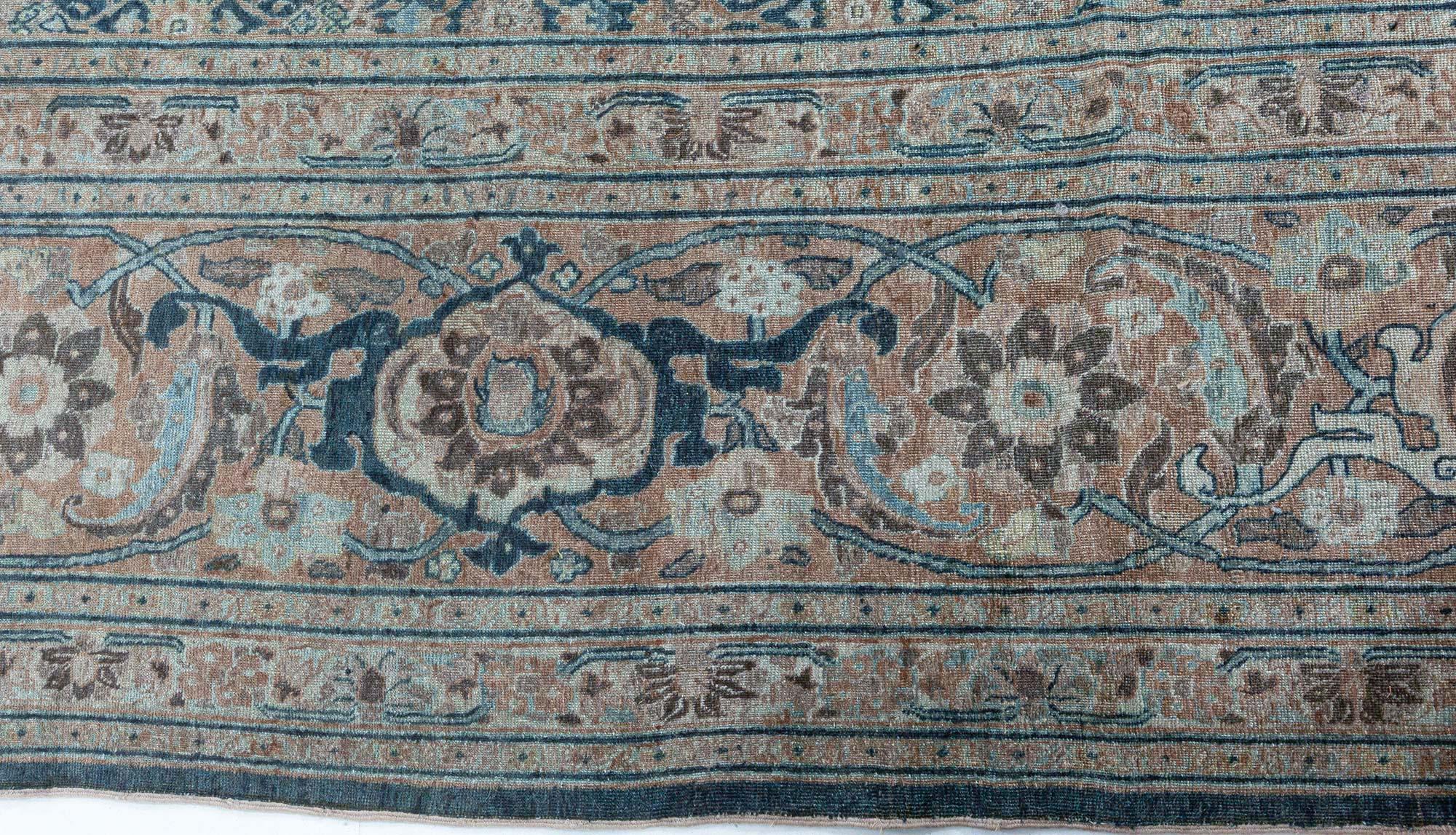 20th Century Antique Persian Tabriz Rug For Sale