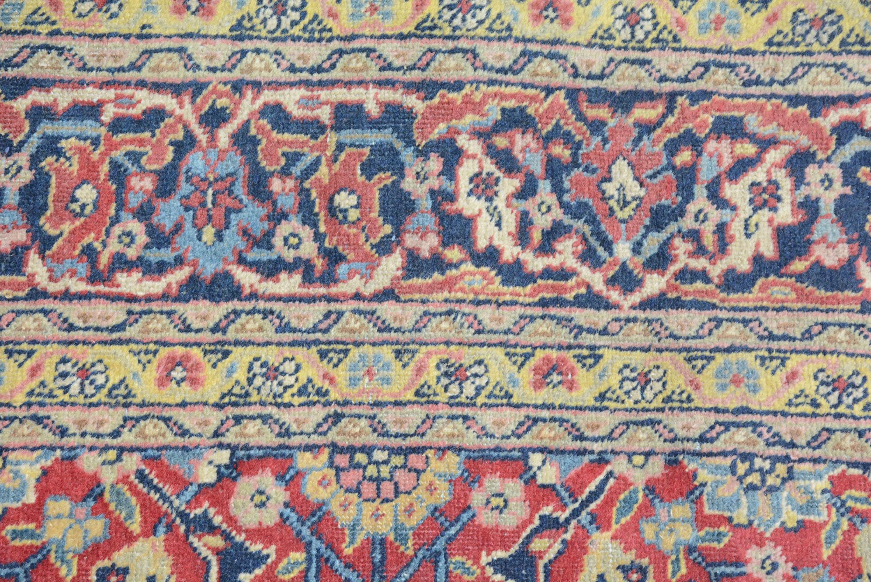 Wool Antique Persian Tabriz Rug  For Sale