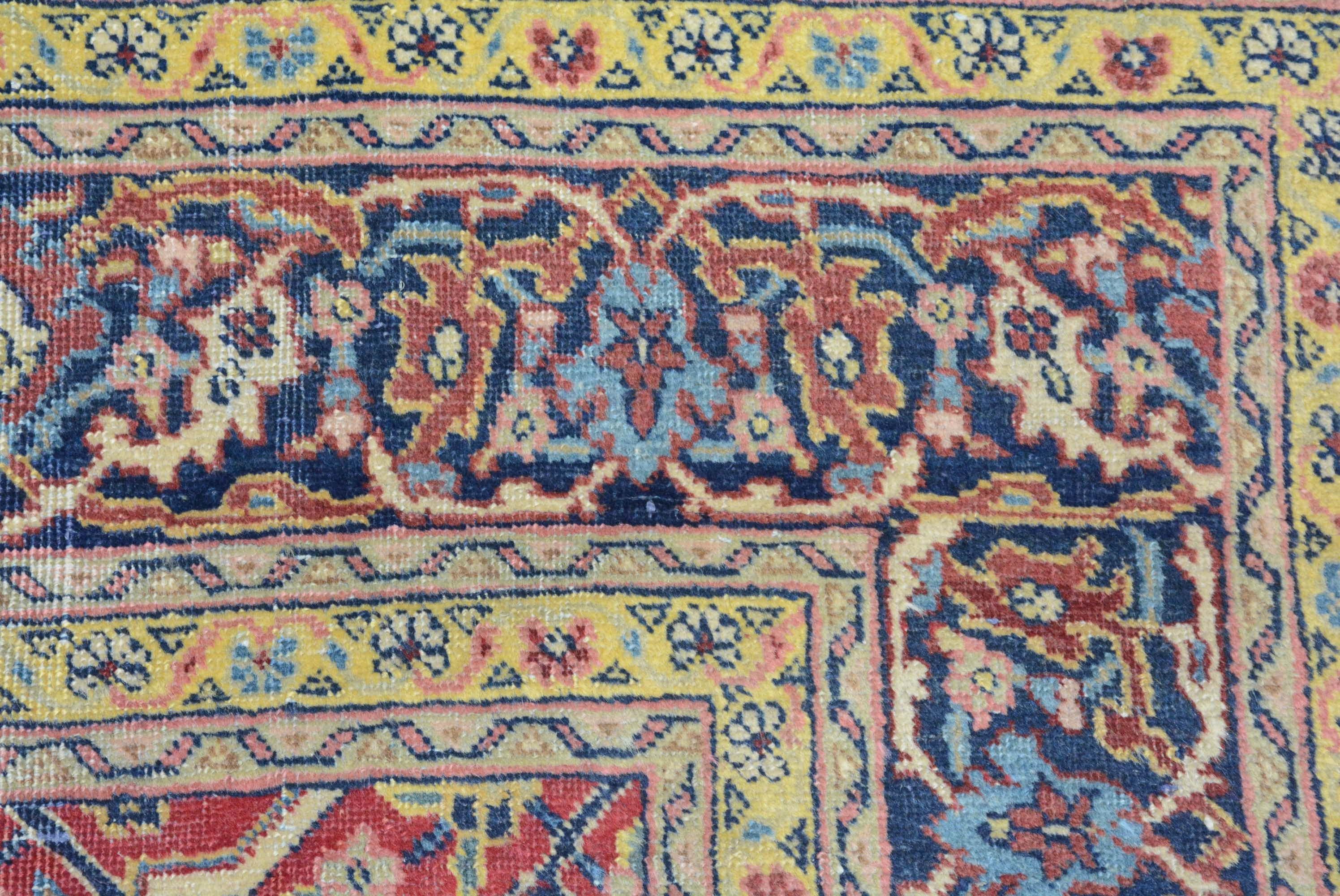 Antique Persian Tabriz Rug  For Sale 1
