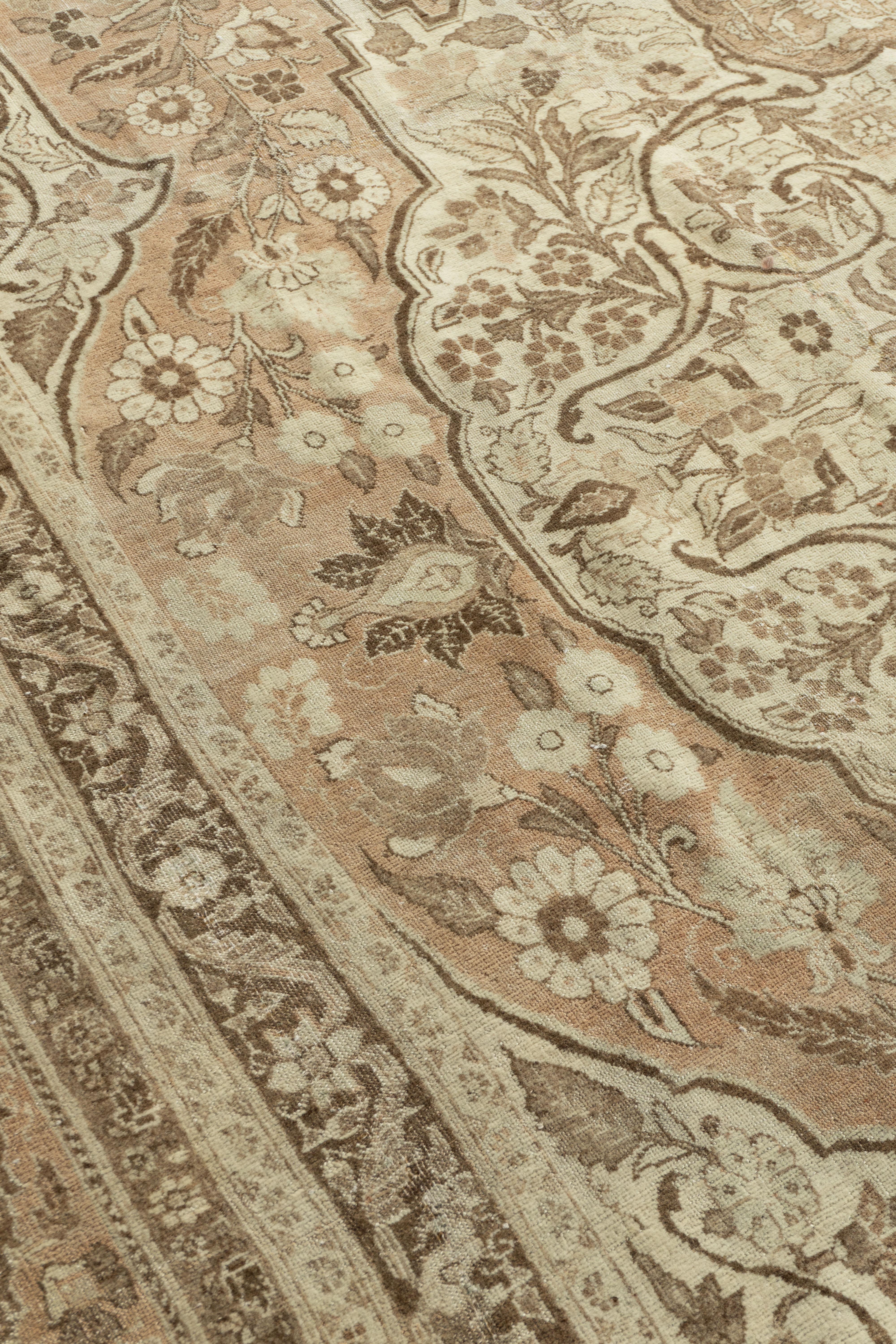 Tapis persan ancien de Tabriz  12'5 x 17'10 en vente 1