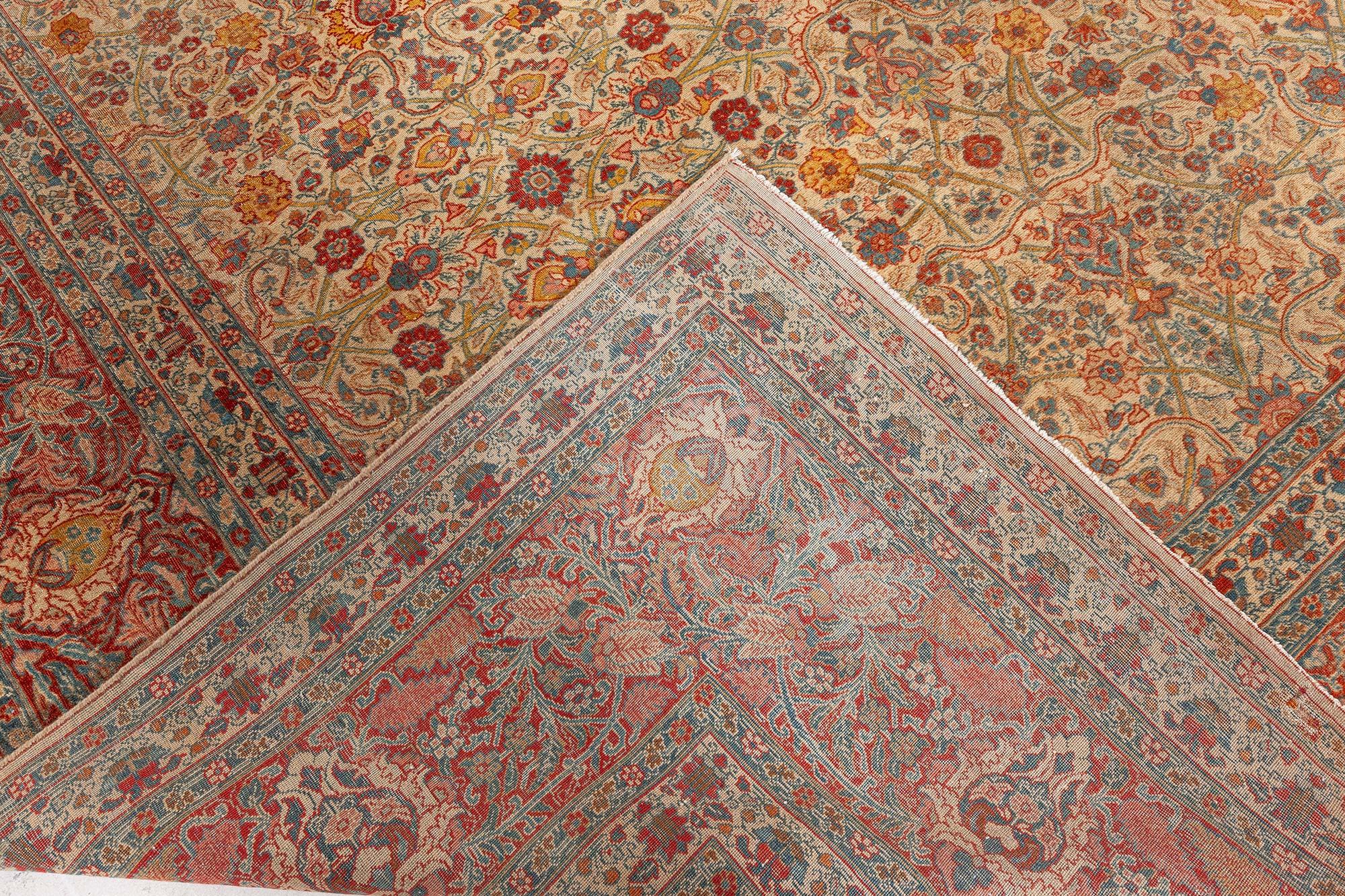 Antique Persian Tabriz Rug For Sale 2