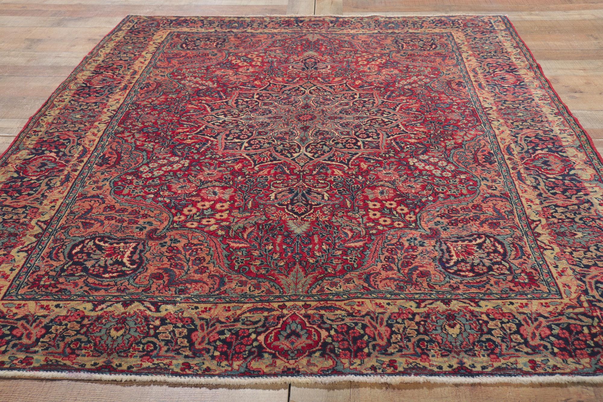 Antique Persian Tabriz Rug For Sale 2