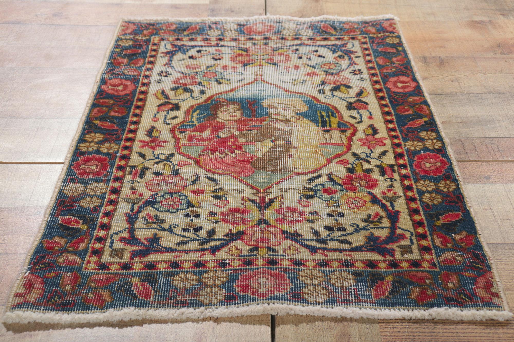 1920's Persian Tabriz Carpet with Traditional Style For Sale 2