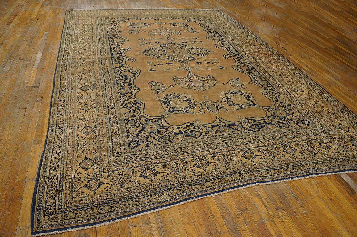 19th Century Persian Tabriz Haji Jalili Carpet ( 9'6