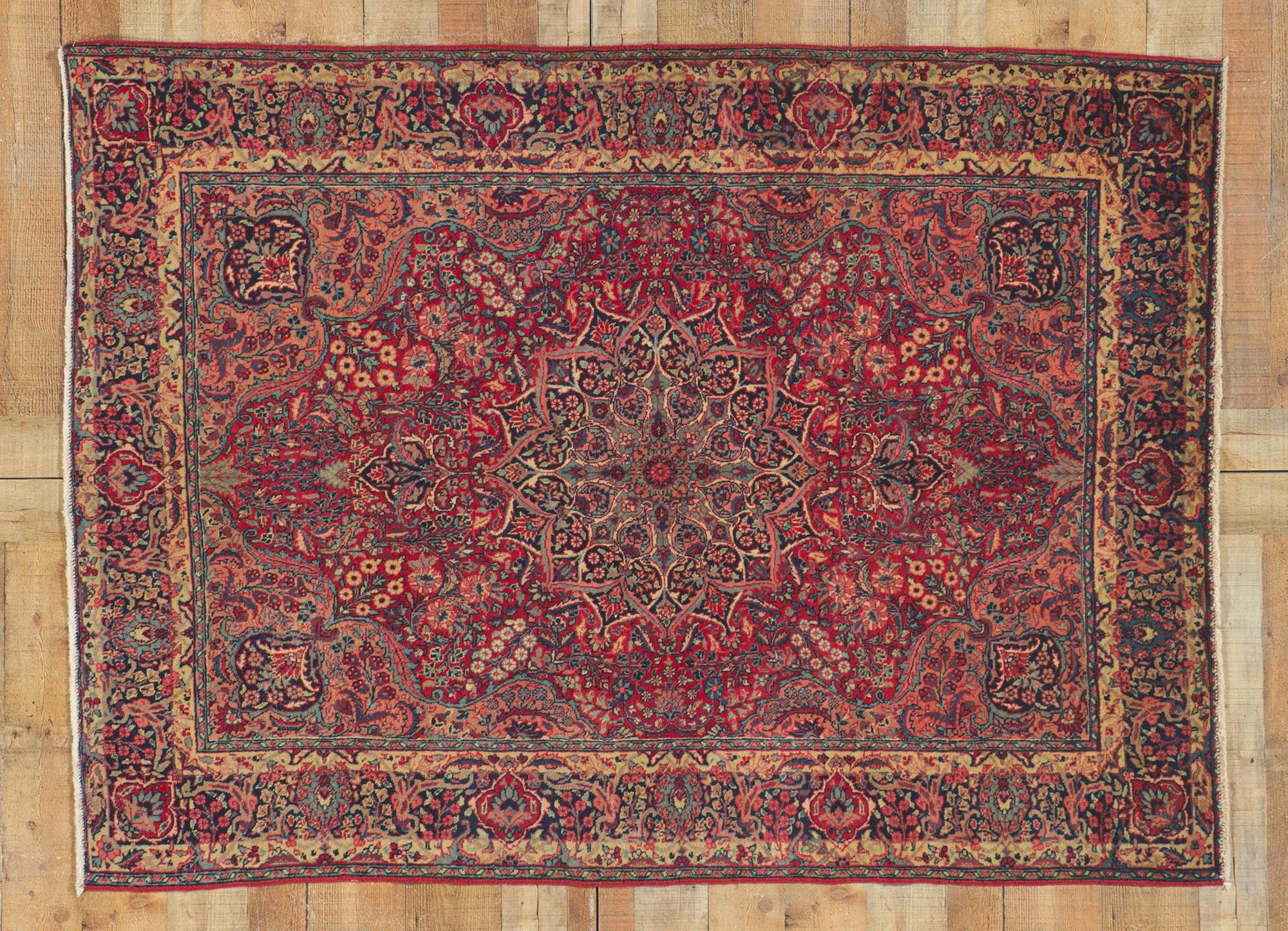 Antique Persian Tabriz Rug For Sale 3