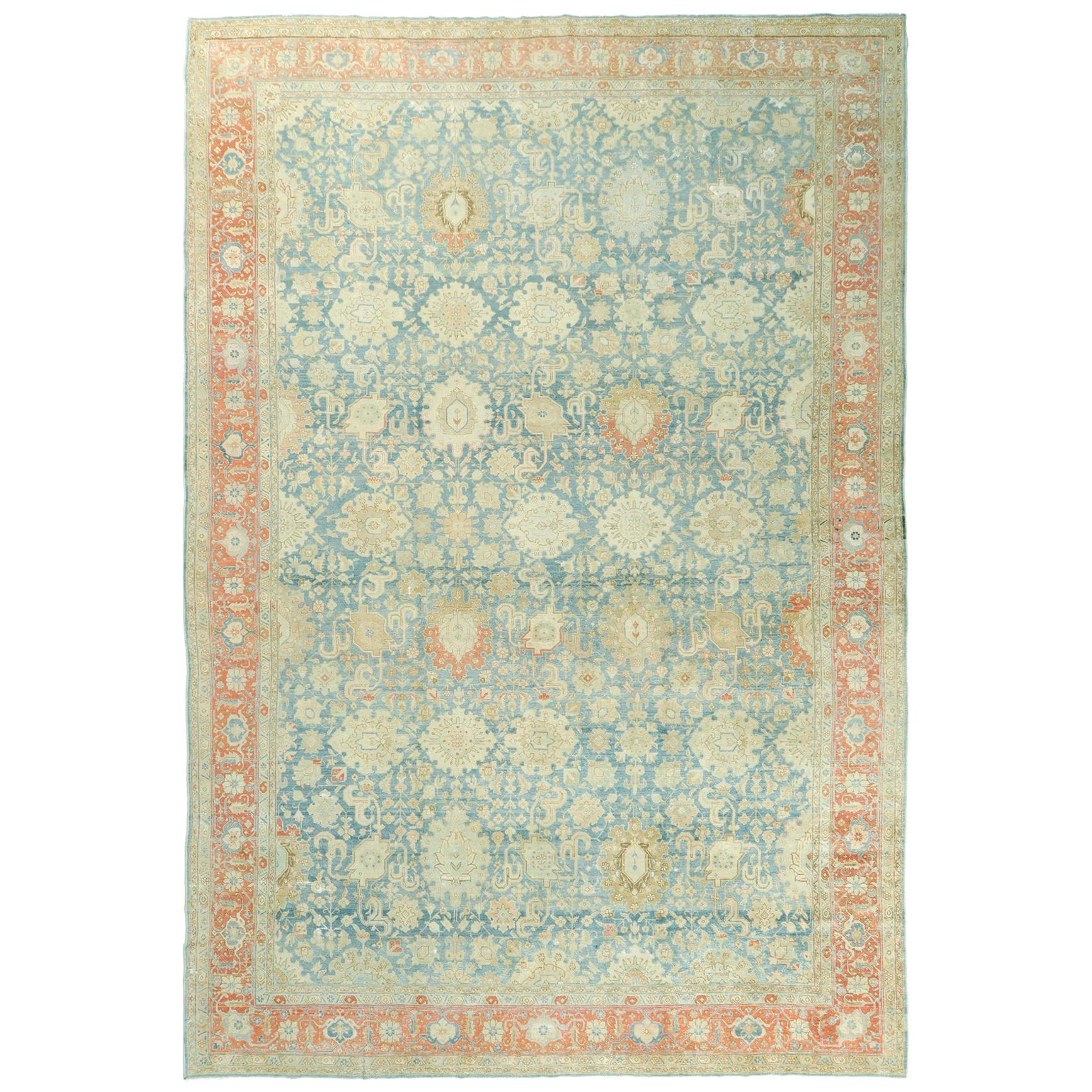 Antique Persian Tabriz Rug For Sale at 1stDibs