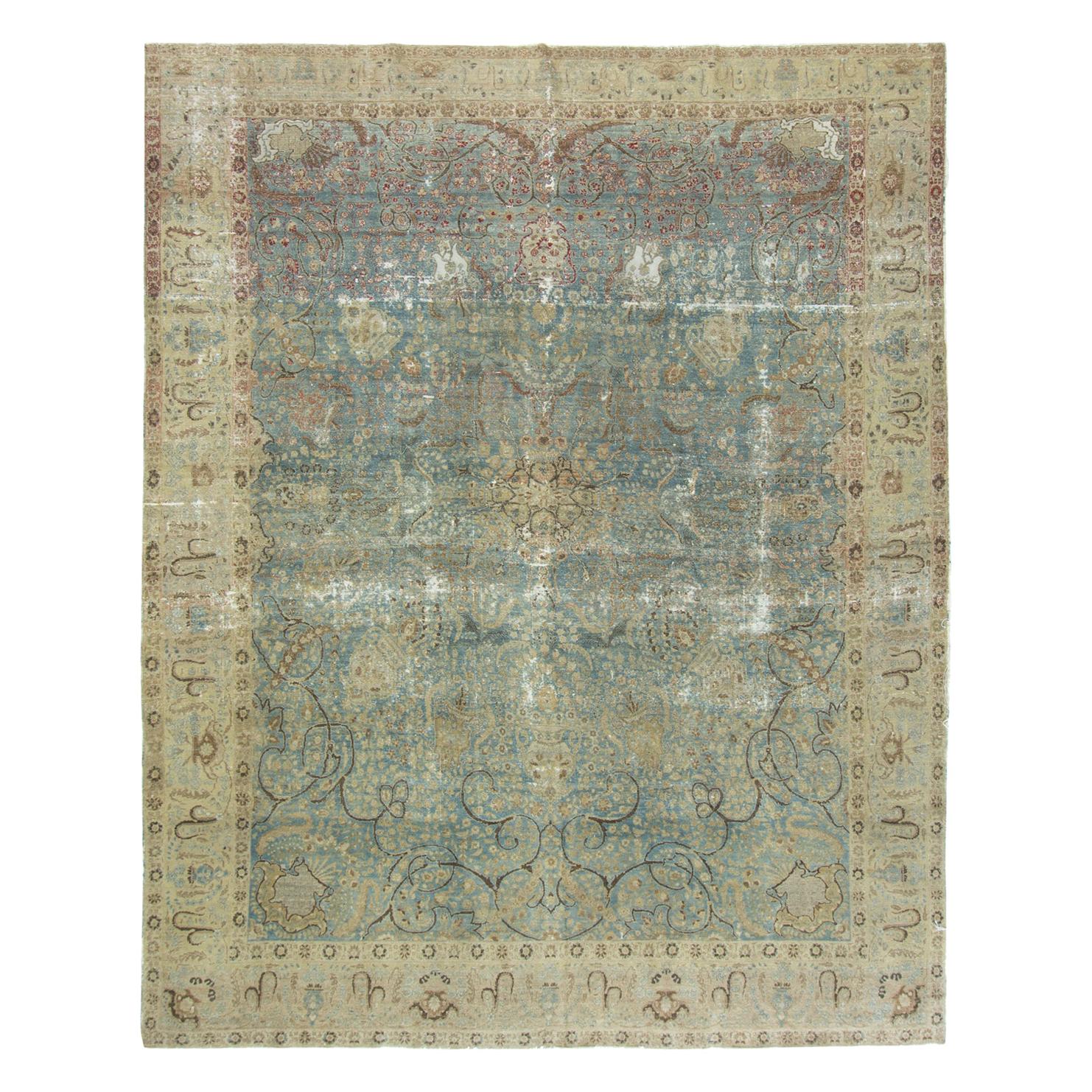 Antique Persian Tabriz Rug For Sale