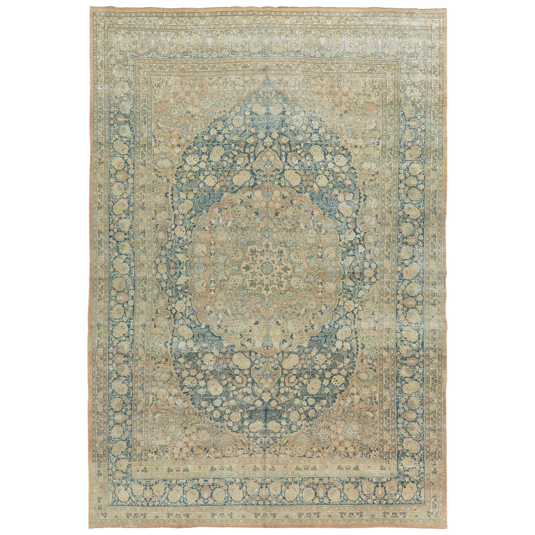 Antique Persian Tabriz Rug For Sale