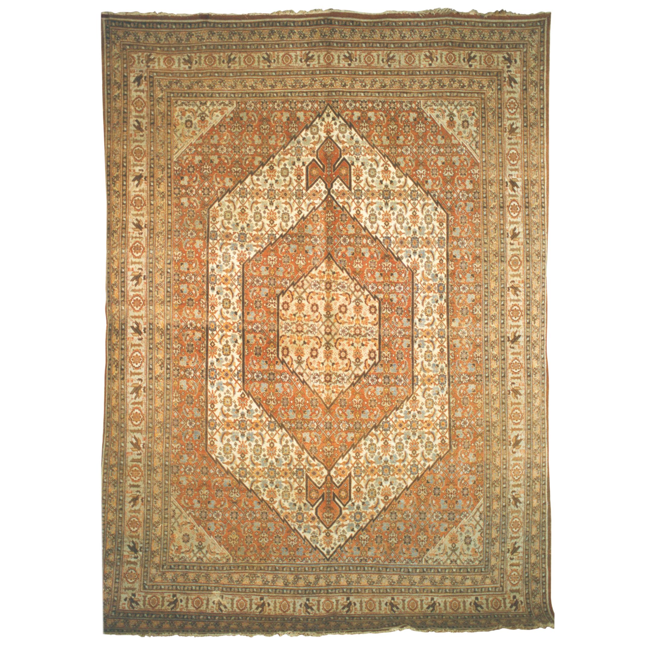 Antique Persian Tabriz Rug