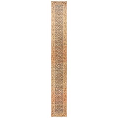 Antique Early 20th Century Persian Tabriz Carpet ( 2'8" x 22'6" - 81 x 686 )