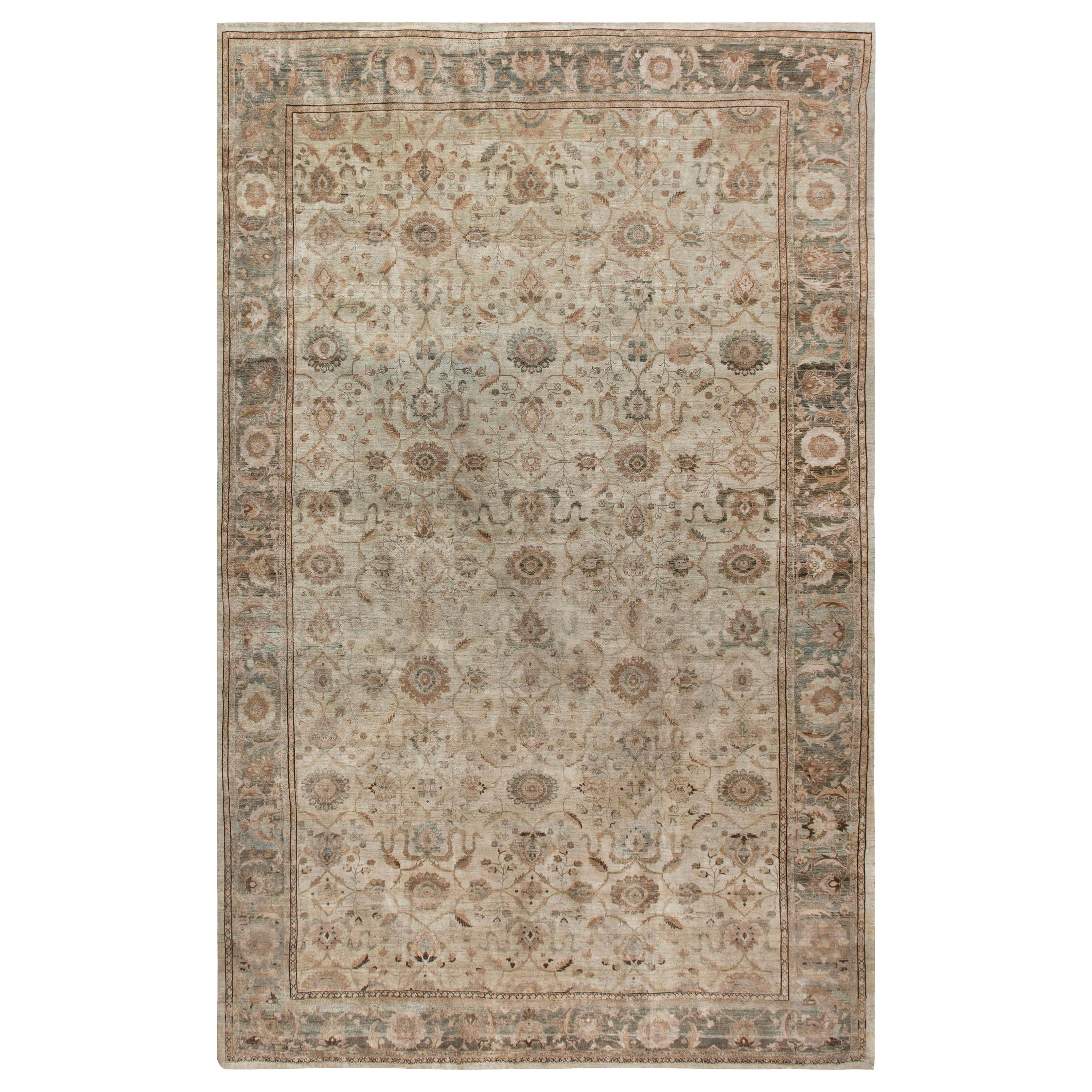 Antique North Indian Handmade Wool Rug