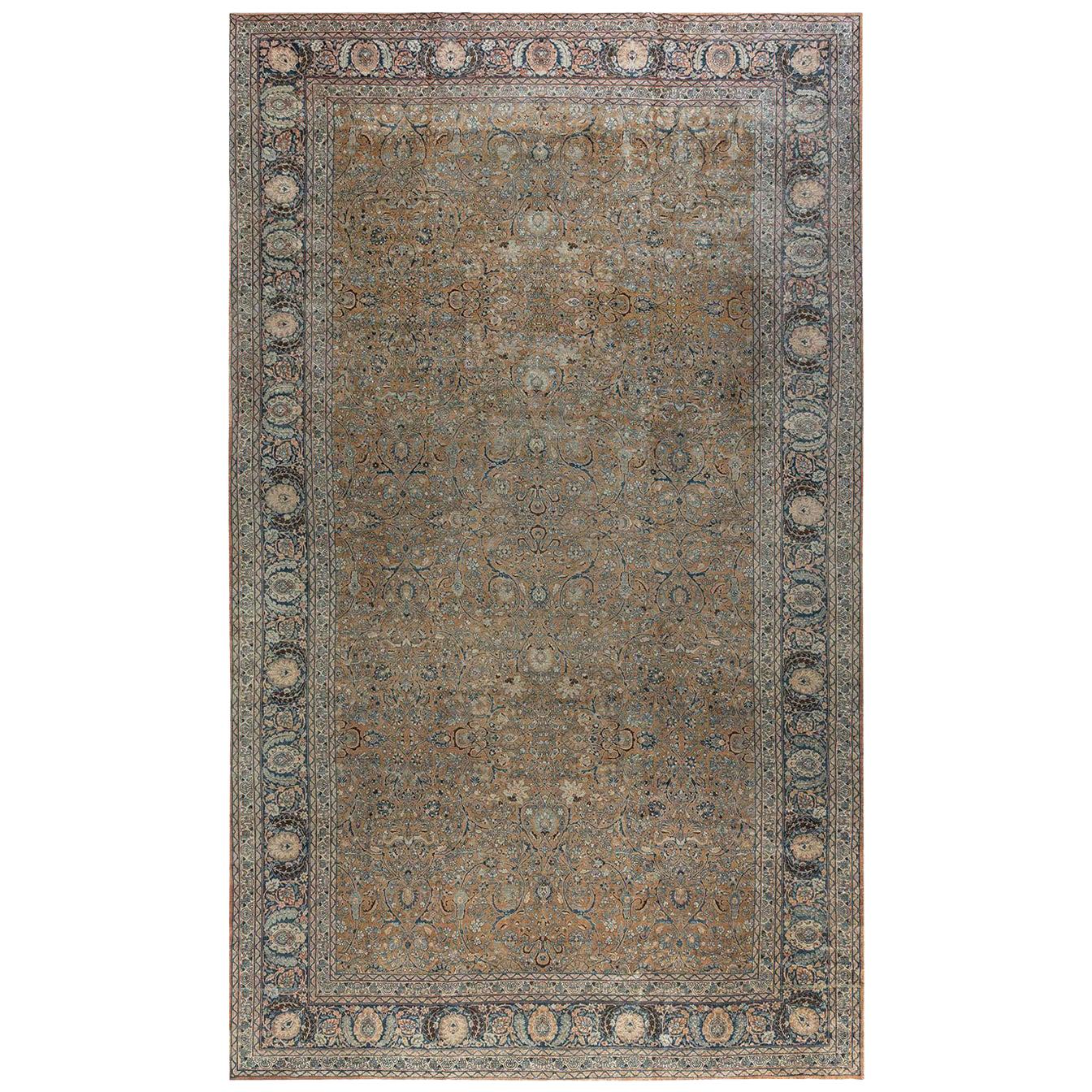 Persian Tabriz Handmade Wool Rug For Sale