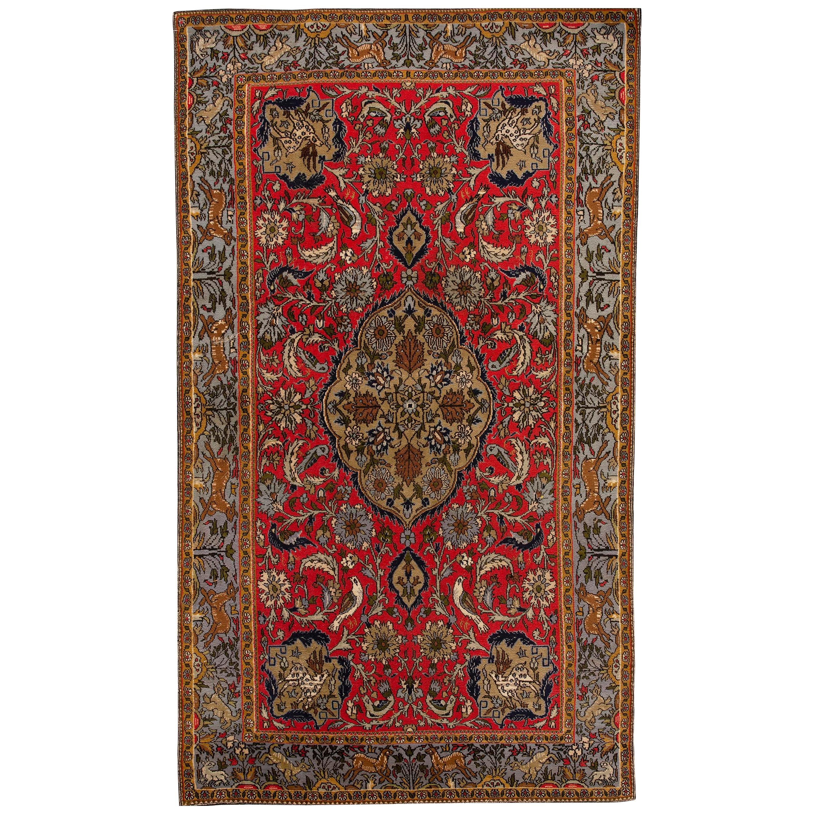 Antique Persian Tabriz Rug For Sale