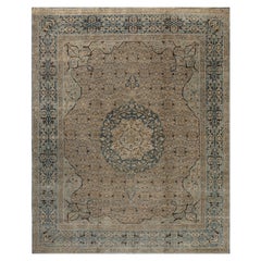 Tapis persan antique Tabriz en laine fait à la main Doris Leslie Blau