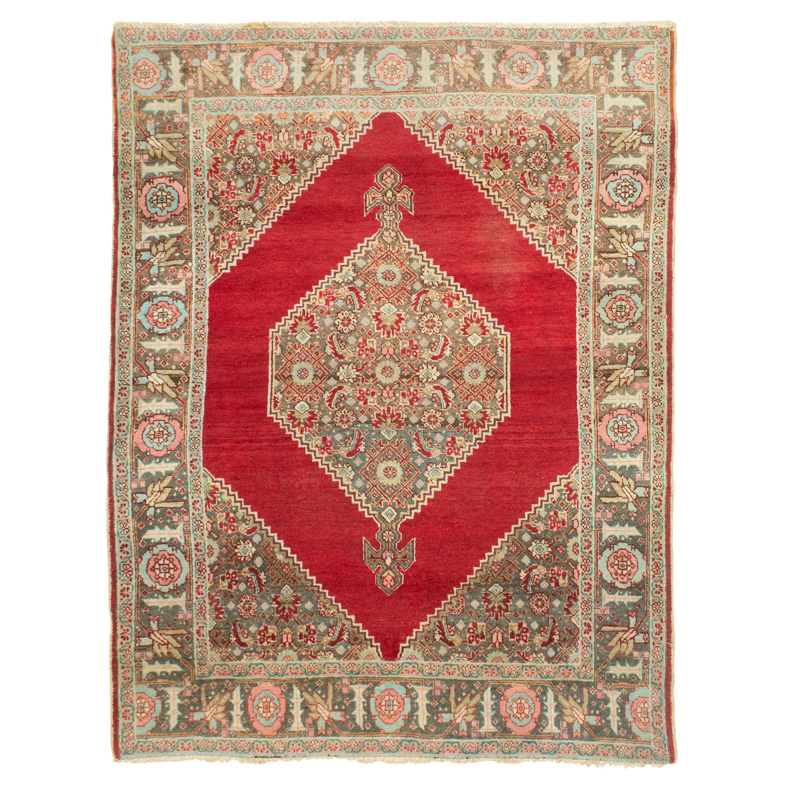 Antique Persian Tabriz Rug  For Sale