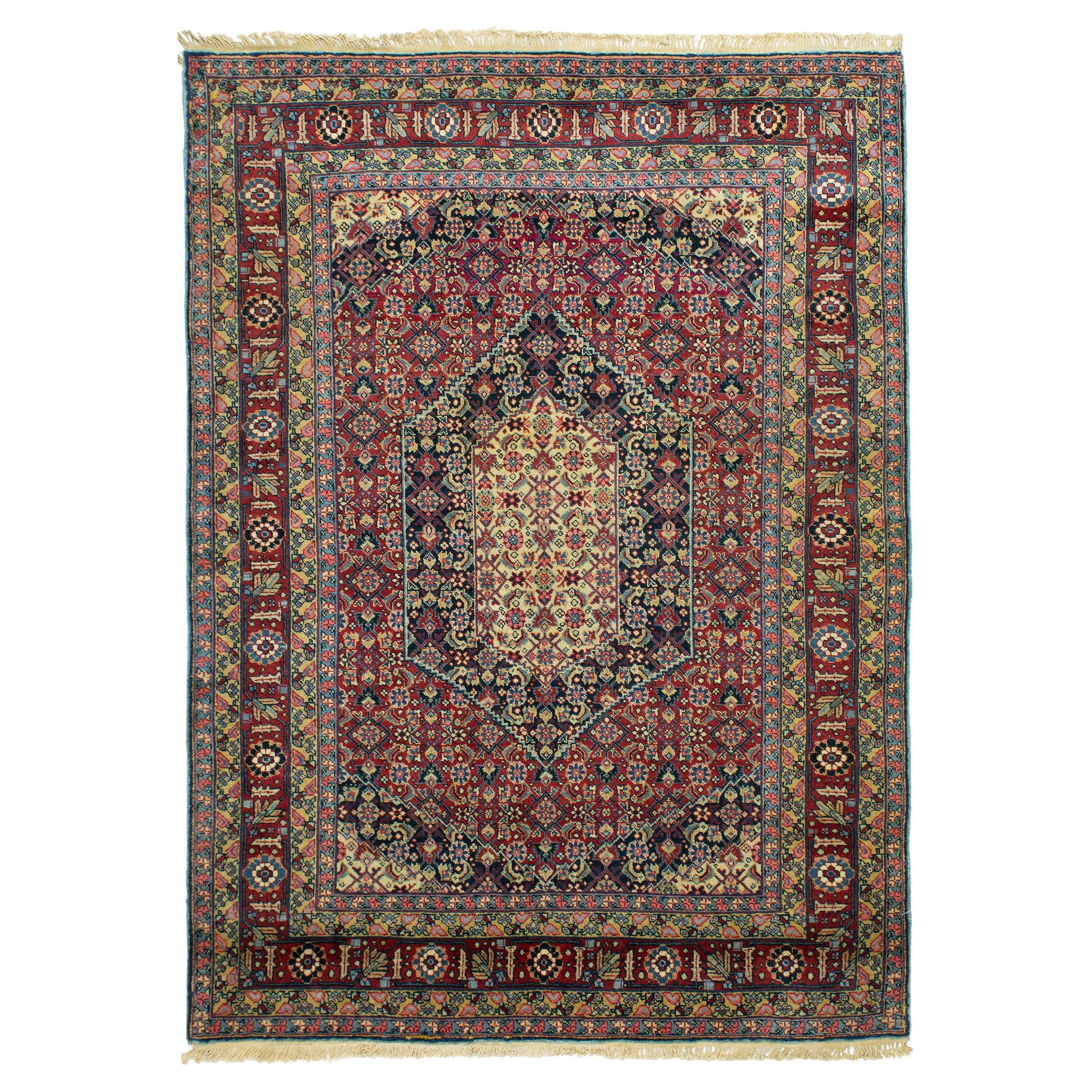Antique Persian Tabriz Rug 