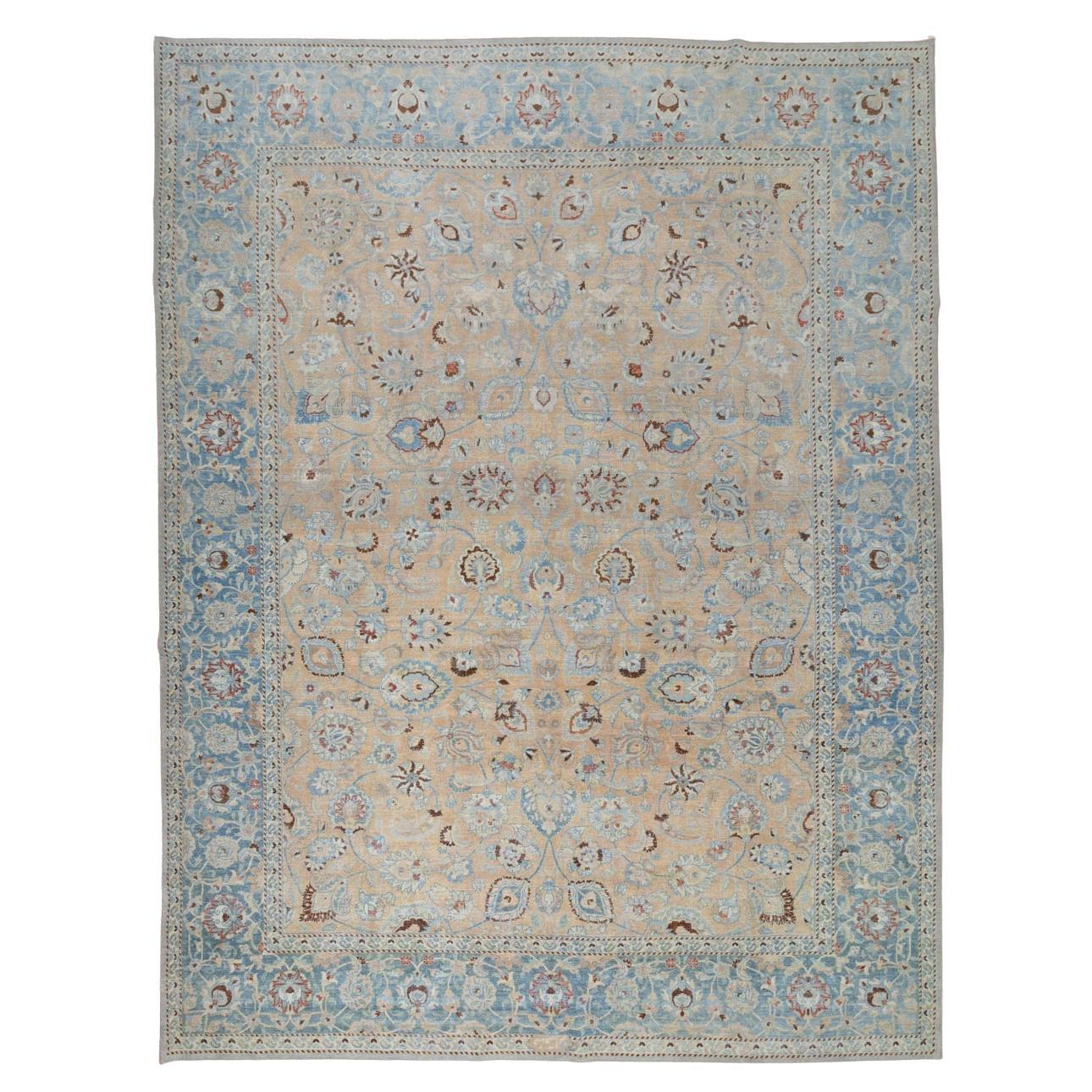 Antique Persian Tabriz Rug For Sale