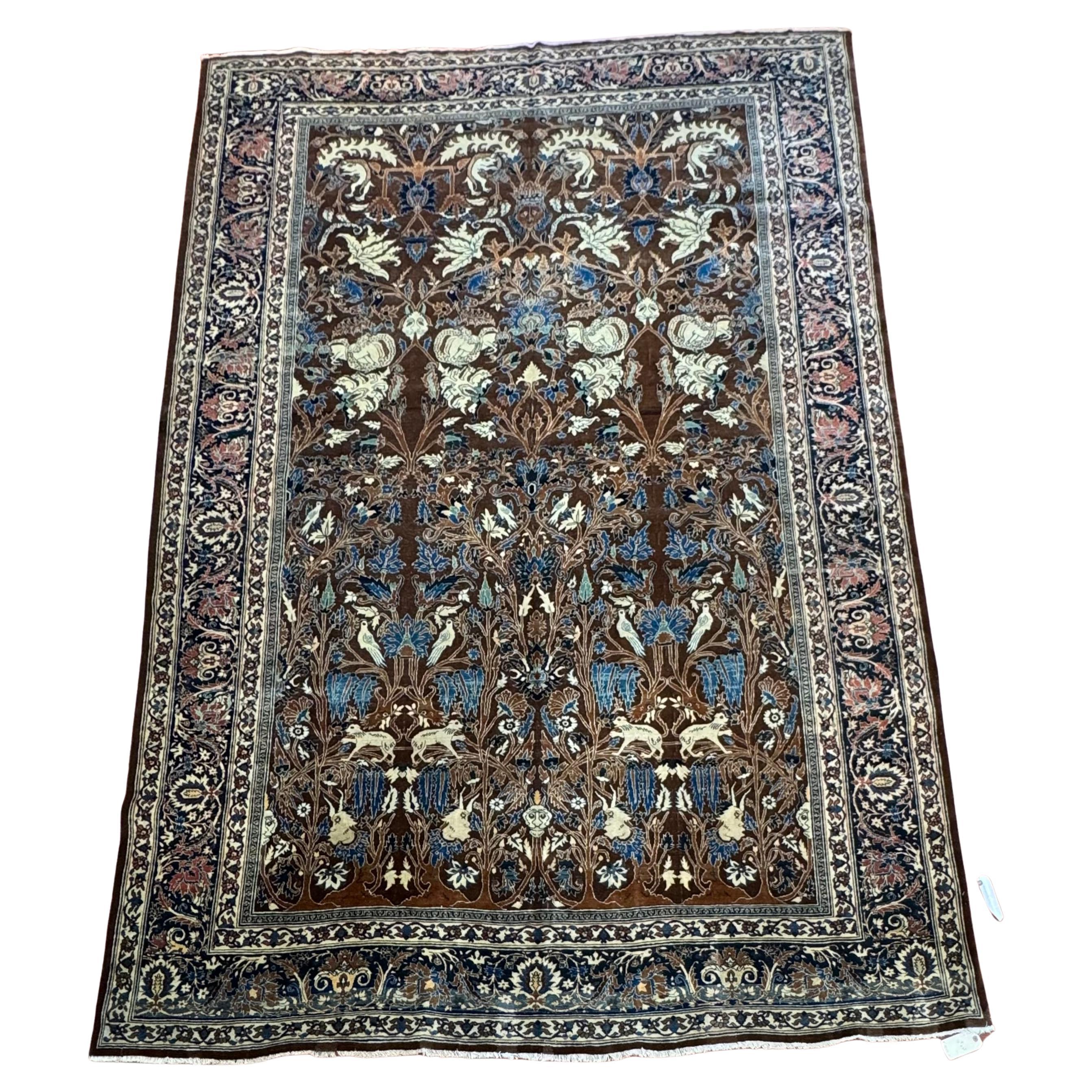 Tapis persan ancien de Tabriz