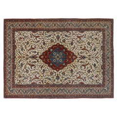 Antique Persian Tabriz Rug 
