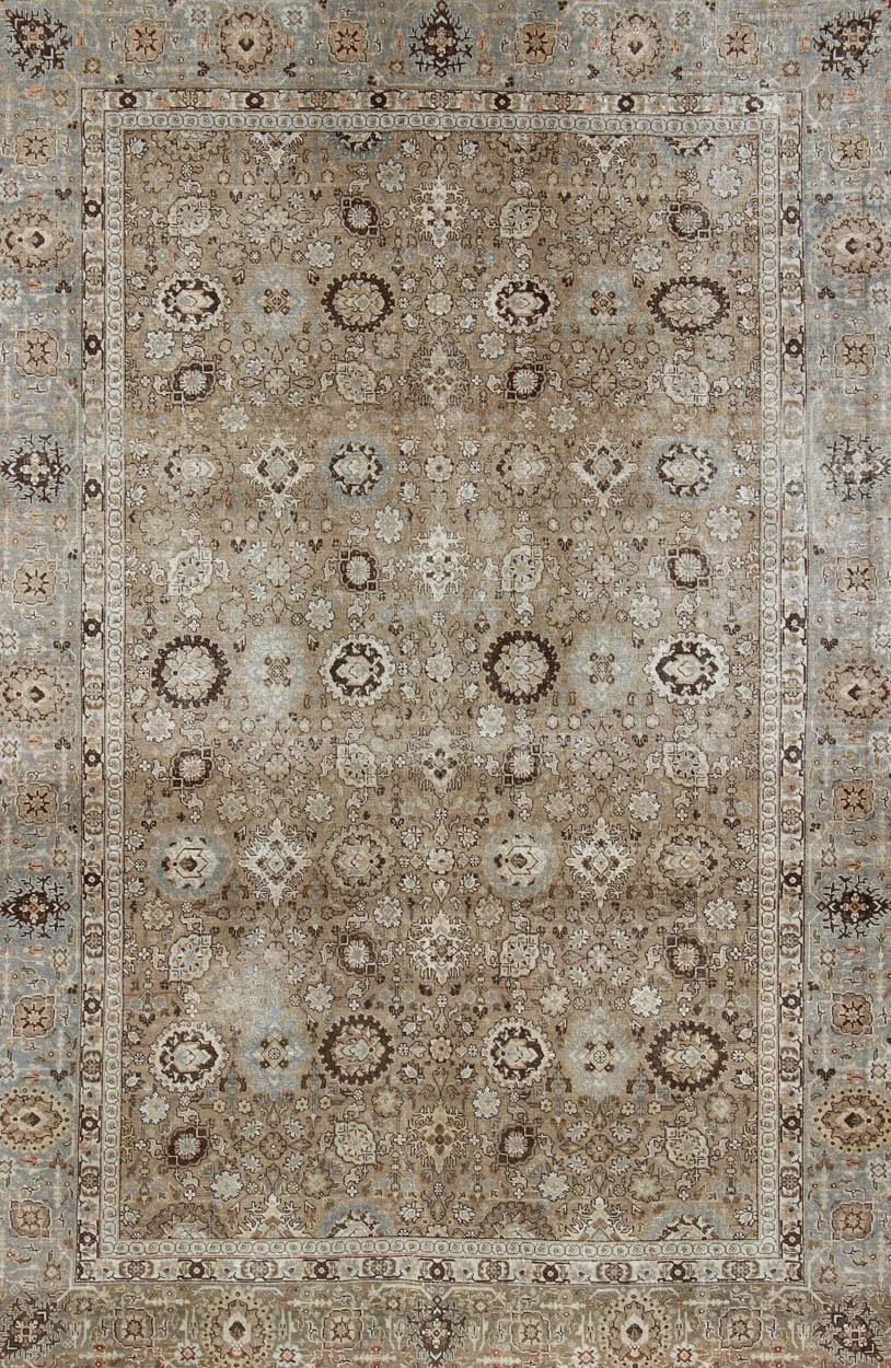 gray persian rug
