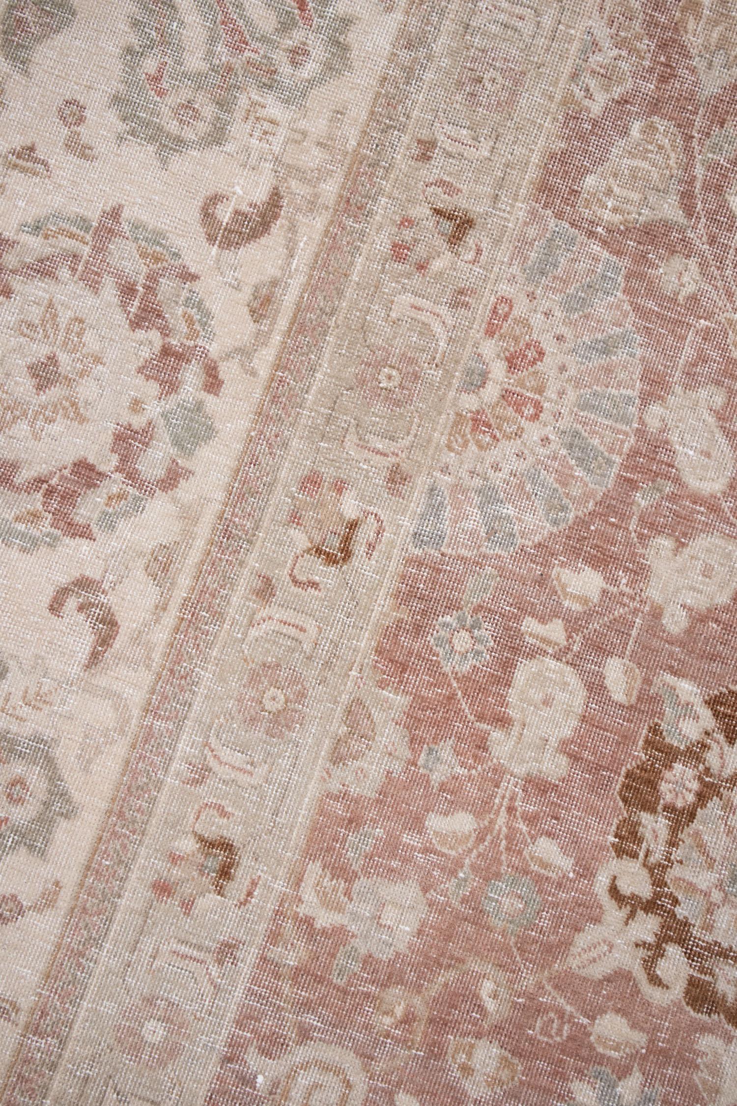 Tapis persan ancien de Tabriz P2588 en vente 1