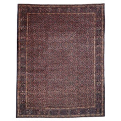 Antique Persian Tabriz Rug - Size: 11'11 X 9'3