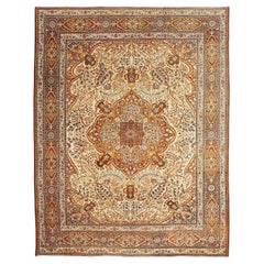 Alfombra Persa Antigua Tabriz - Tamaño: 11'11 X 9'5