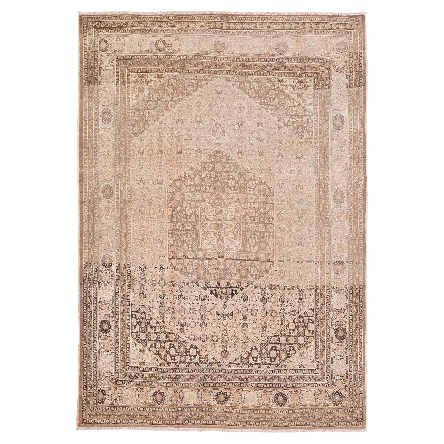 Alfombra Persa Antigua Tabriz - Tamaño: 11'3 X 7'9