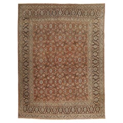 Antique Persian Tabriz Rug - Size: 12'10 X 9'6