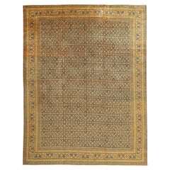 Tapis persan ancien de Tabriz - Taille : 14'2 X 10'10