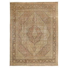Antique Persian Tabriz Rug - Size: 15'1 X 11'3