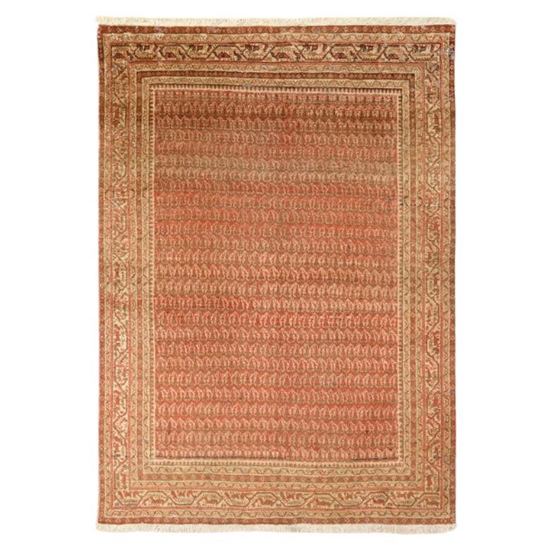 Tapis persan ancien de Tabriz - Taille : 5'4x3'11 en vente
