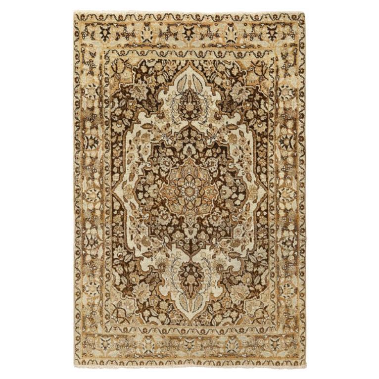 Tapis persan ancien de Tabriz - Taille : 6'0x4'1