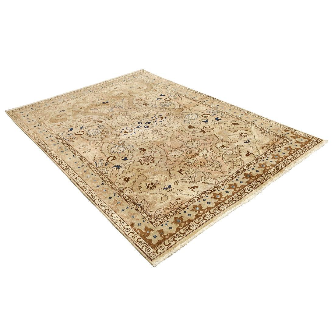 Perse Tapis persan ancien de Tabriz - Taille : 8'6x5'9 en vente