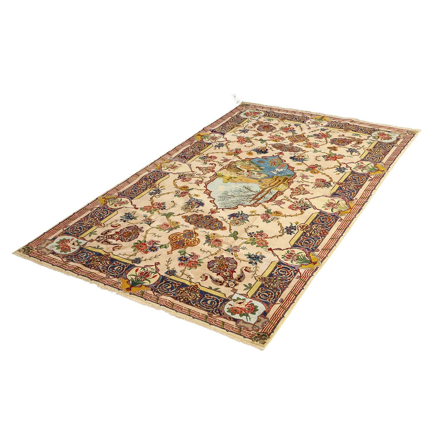 Persiano Tappeto antico persiano Tabriz - Dimensioni: 9'5 X 5'8 in vendita