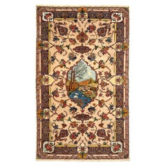Alfombra Persa Antigua Tabriz - Tamaño: 9'5 X 5'8