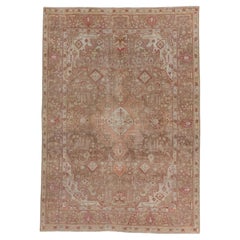 Antique Persian Tabriz Rug with Complex Floral Design