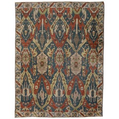 Antique Persian Tabriz Rug with Modern Art Deco Style, Petag Tabriz Rug