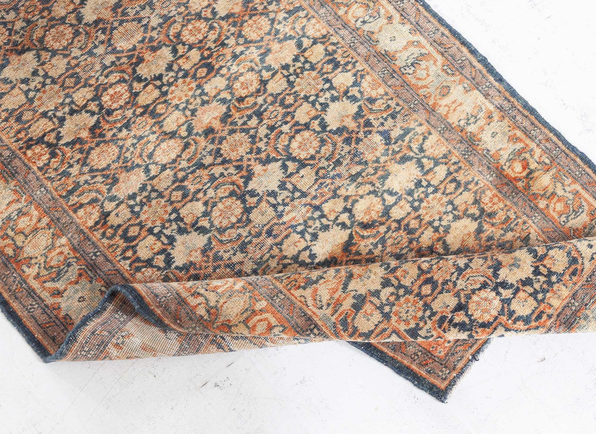  Antique Persian Tabriz Runner In Good Condition For Sale In New York, NY