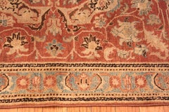 Antique Persian Tabriz Runner Rug. Size: 3 ft 8 in x 12 ft 9 in