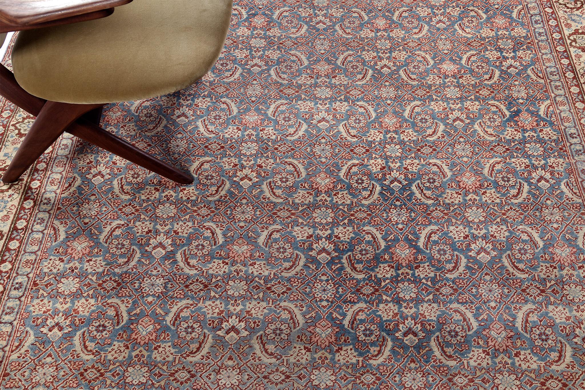 Antique Persian Tabriz Senehbar For Sale 1
