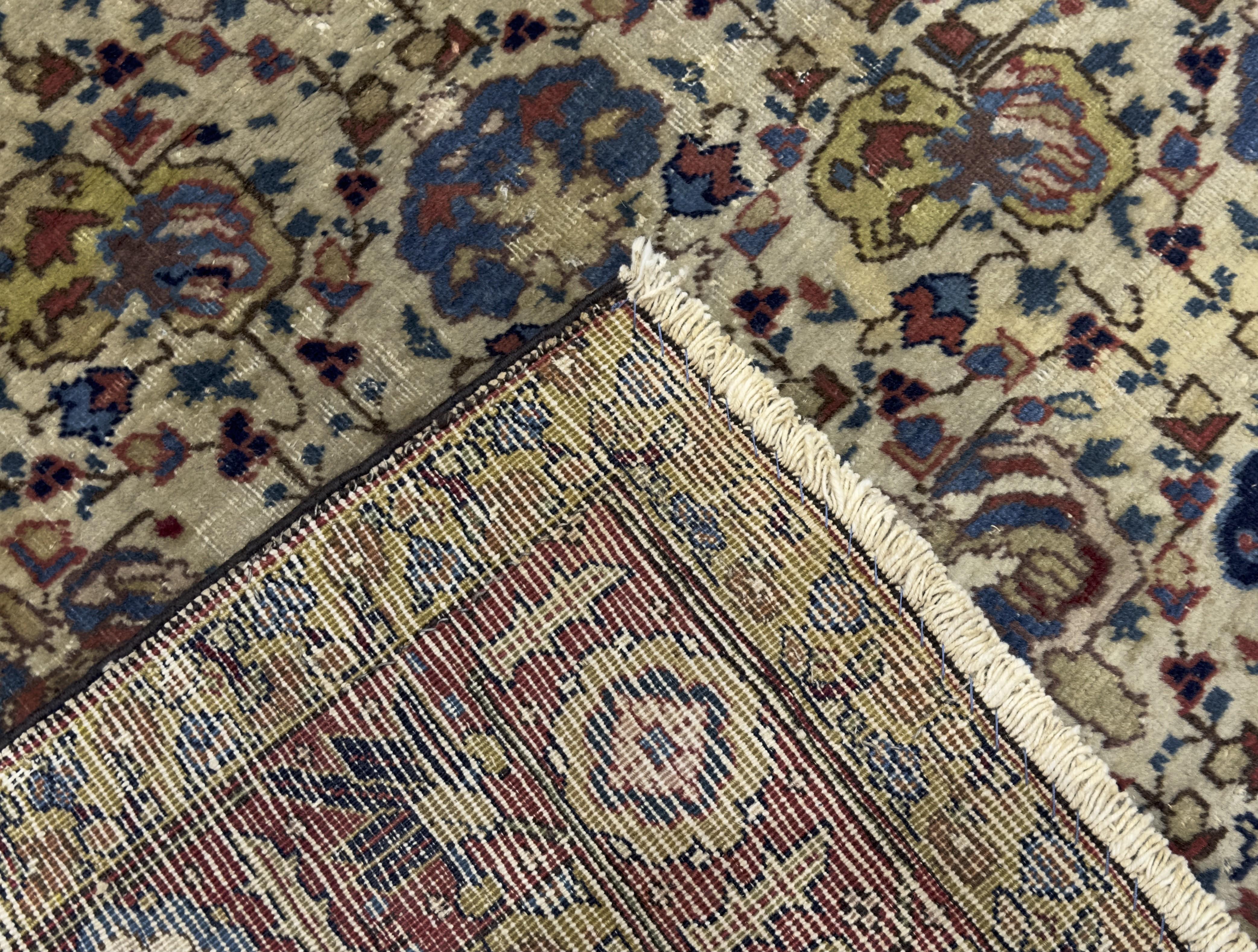 Antique Persian Tabriz Signed Rug 4'4