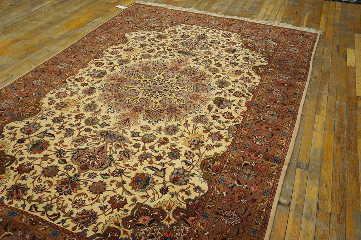 Mid 20th Century Persian Tabriz Carpet (  5' 10