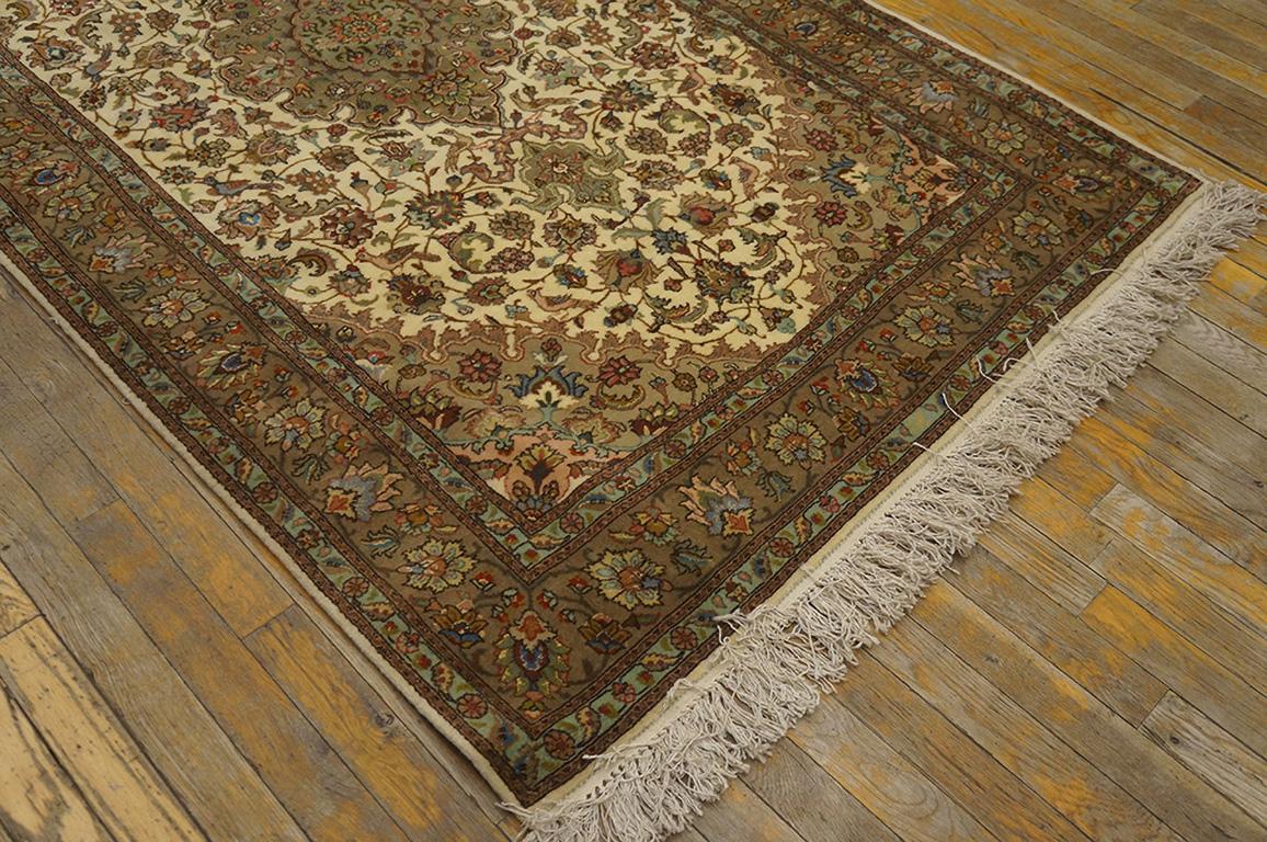 Antique Persian Tabriz - Silk rugs. Measures: 3' 11'' x 6' 7''.