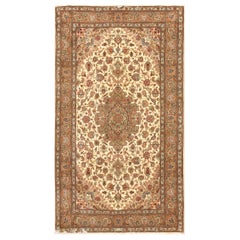 Tabriz persa antiguo, alfombras de seda